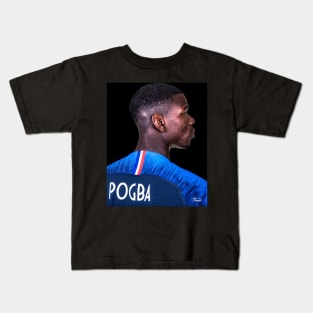 PAUL POGBA / PORTRAIT PAINT Kids T-Shirt